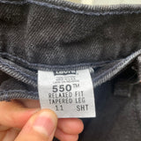 Black Vintage 1990’s 550 Levi’s Jeans 29” 30” #2661