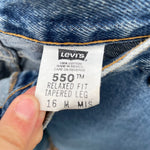 Vintage 1990’s 550 Levi’s Jeans 32” 33” #3117