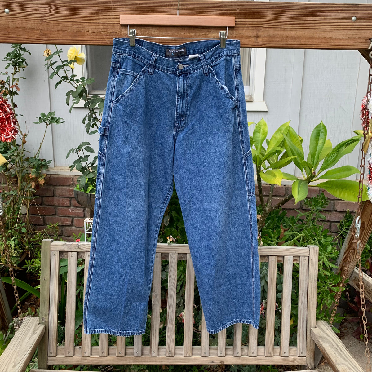 Vintage 1990's Wide Leg SilverTab Levi's Jeans 32” 33” #2861