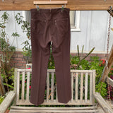 Brown Levi’s Trousers Jeans (Pants) 33” 34” #3062