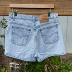 Vintage 950 Exposed Button Fly Levi’s Shorts 32” 33” #3068