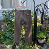 Brown 1990's Brown Wrangler Jeans 33" 34" #2500