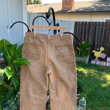 Carhartt Tan Jeans 35” 36” #2454