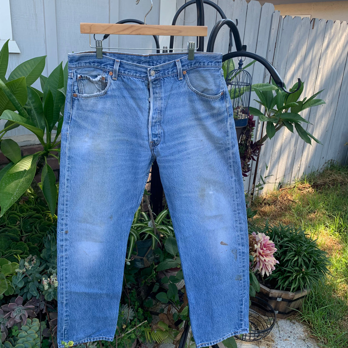 Vintage 1990's 501xx Levi's Jeans 34” 35” #2580 – AllVintageDenim