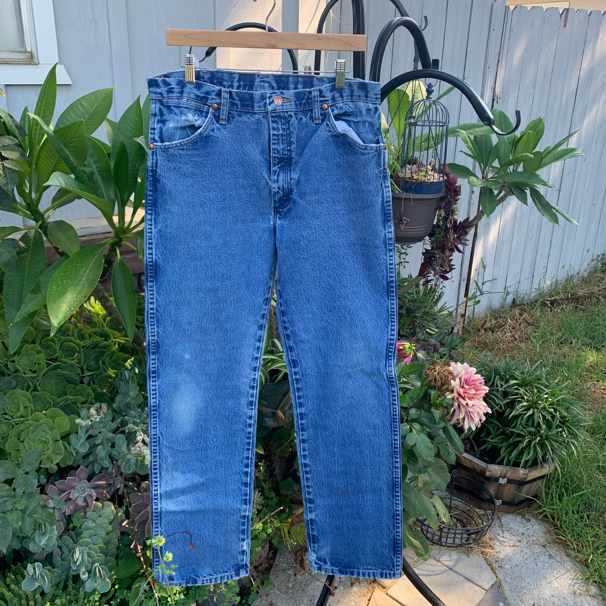vintage an・an no.32 Vintage Wrangler Jeans 32” 33” #2599 – AllVintageDenim