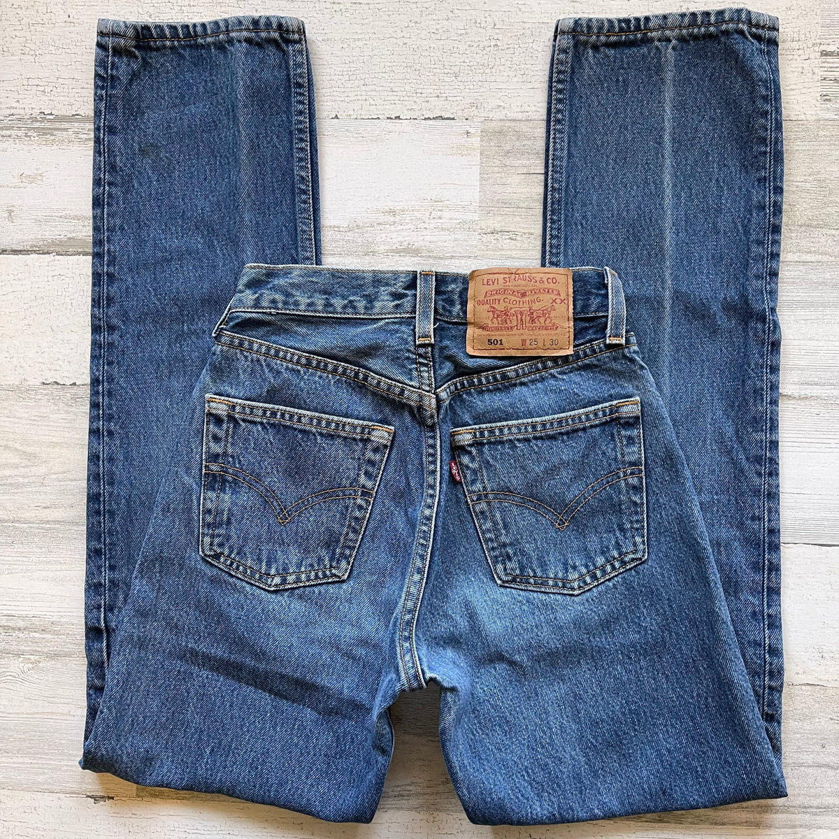 Vintage 1990's 501 Levi's Jeans XXS “22 “23 – AllVintageDenim