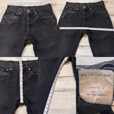 Vintage Black 501 Levi’s Jeans 28” 29” #1508