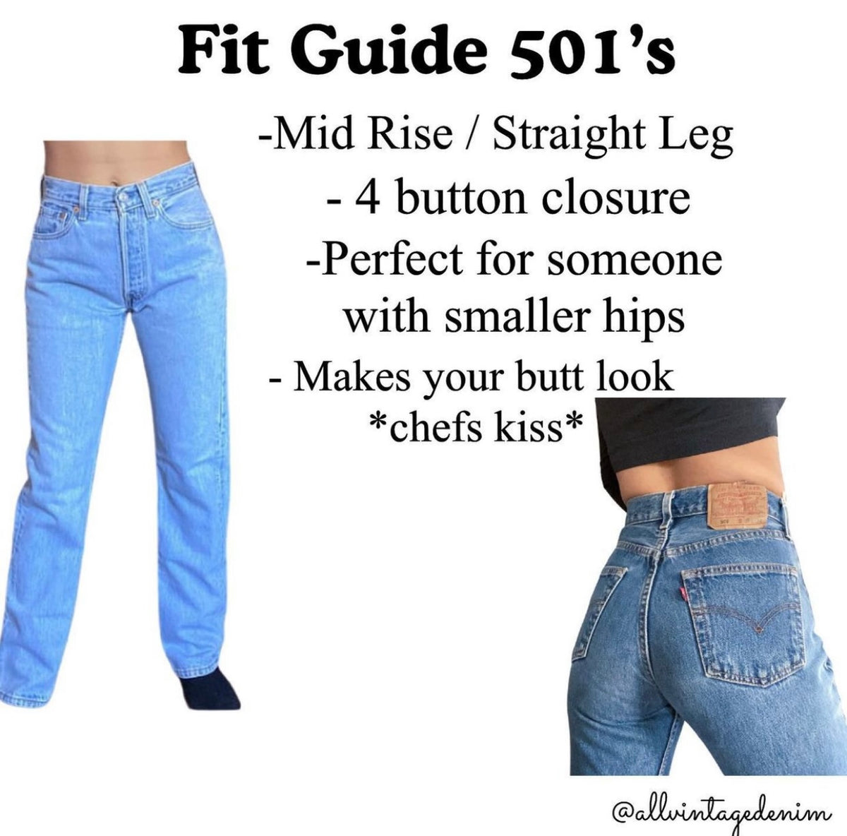Levi's®, Women's Fit Guide