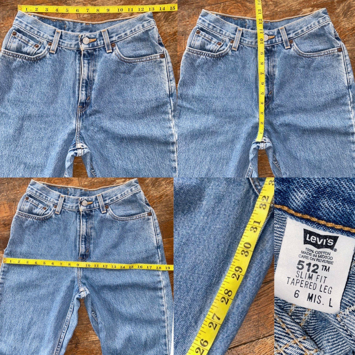 vintage 512 Levi's slim tapered jeans (27/28W)