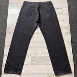 Black Vintage 501 Levi’s Jeans 34” 35” #2130