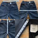Black Vintage 512 Levi’s Jeans “25 “26
