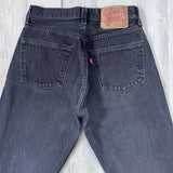 Black Vintage 501 Levi’s Jeans “25 #974
