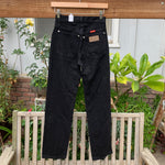 Vintage 1990’s Wrangle Black Jeans 24” 25” #2862