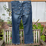 Y2K SilverTab Jeans 37” 38” #3074