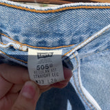 Vintage 1990’s 505 Levi’s Jeans 31” 32” #2982