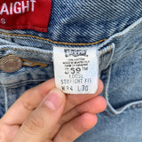Vintage 1990’s Loose Fit 569 Levi’s Cutoff Shorts #2801