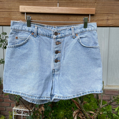 Vintage 950 Exposed Button Fly Levi’s Shorts 32” 33” #3068