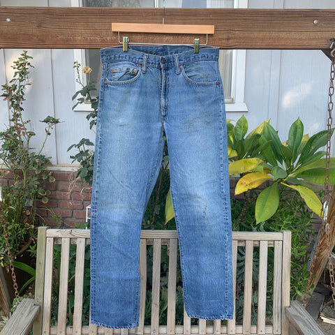 Vintage 1980’s 505 Levi’s Jeans 33” 34” #2749