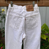 White Vintage 17501 Levi’s Jeans 22” 23” #2865