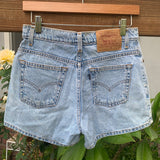 Vintage 1990’s Levi’s Exposed Button Shorts 28” 29” #2727