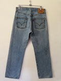 Early Y2K Disressed 501 Levi’s Jeans (30 Waist) #3380