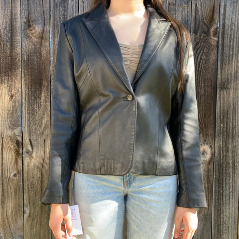 Vintage Leather Jacket SZ S #31