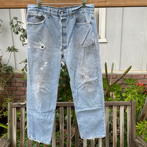 Vintage 1990’s 501 Levi’s Jeans 33” 34” #3083