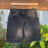 Vintage 1990’s Black 550 Levi’s Cutoff Shorts 26” #2760