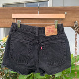 Vintage 1990’s Distressed 512 Levi’s Shorts 27” 28” #2701