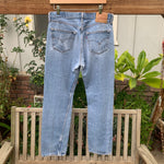 Lightwash Vintage 1990’s 501 Levi’s Jeans 33” 34” #2902