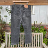 Black Vintage 1990’s 505 Levi’s Jeans 35” 36” #3040