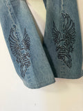 Vintage Harley Davidson Jeans (31 Waist) #3376