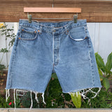 Early Y2K 501 Levi’s Cutoff Shorts 33” 34” #2800