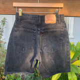 Vintage 1990’s Black 550 Levi’s Cutoff Shorts 26” #2760
