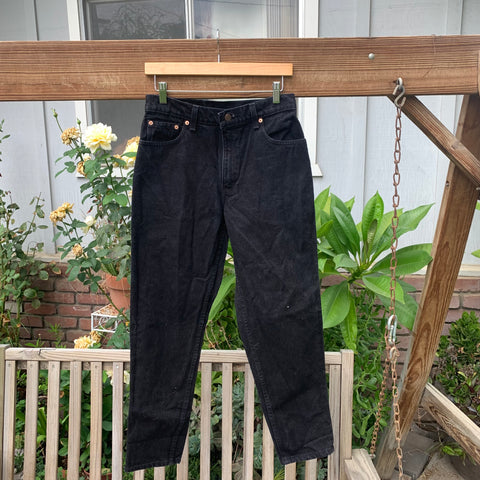 Black Vintage 1990’s 550 Levi’s Jeans 29” 30” #2661