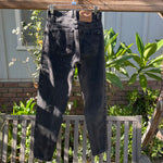 Black Vintage 1990’s 550 Levi’s Jeans 25” 26” #3165