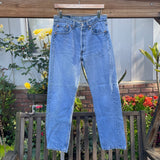 Vintage 1990’s Lightwash 501 Levi’s Jeans 29” 30” #3142