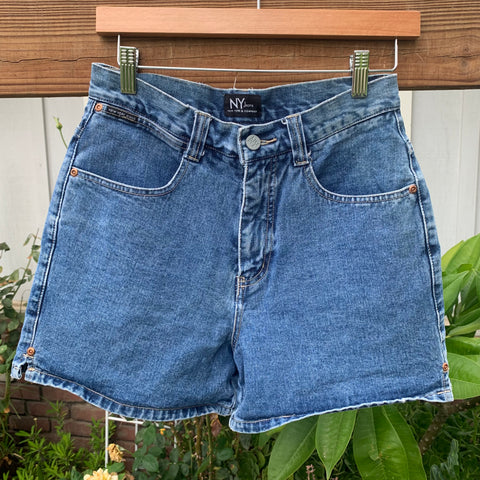 Vintage 1990’s Denim Hemmed Shorts 27” 28” #2733