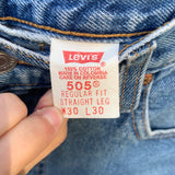 Vintage 1990’s 505 Levi’s Jeans 29” 30” #2833