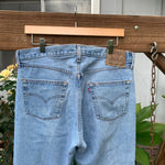 Vintage Lightwash 501 Levi’s Jeans 34” 35” #2696