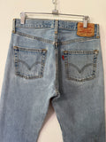 Early Y2K Disressed 501 Levi’s Jeans (30 Waist) #3380