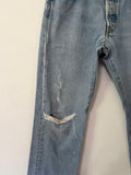 Early Y2K Disressed 501 Levi’s Jeans (30 Waist) #3380