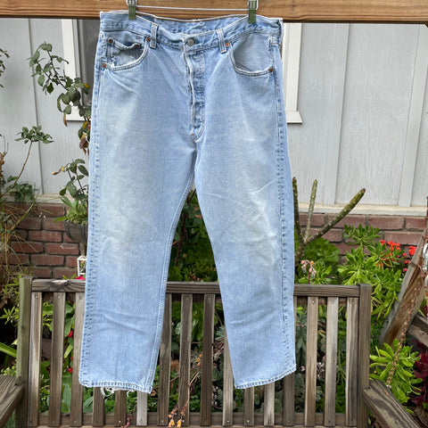 Vintage 1990’s 501 Levi’s Jeans 35” 36” #3084