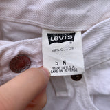 White Vintage 17501 Levi’s Jeans 22” 23” #2865