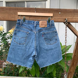 Vintage 1990’s 565 Levi’s Cutoff Shorts 30” 31” #2678