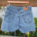 Vintage 1990’s Loose Fit 569 Levi’s Cutoff Shorts #2801
