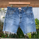 Early Y2K 501 Levi’s Cutoff Shorts 33” 34” #2797