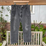 Black Vintage 1990’s 505 Levi’s Jeans 35” 36” #3040