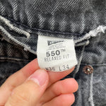 Vintage 1990’s 550 Levi’s Jeans 35” 36” #3086