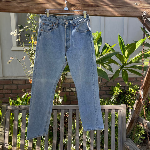 Lightwash Vintage 1990’s 501 Levi’s Jeans 27” 28” #3168